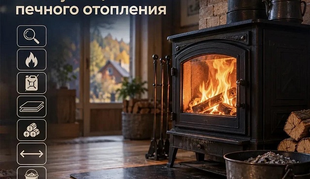 МЧС Москвы: правила безопасной эксплуатации печного отопления